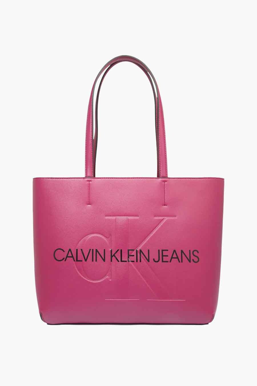 Handtas Bordeaux Calvin Klein K60K607200VWS VWS DARK CLOVE ZEB